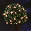 Garden Of Eden Szolár fényfüzér - virág - 2,4 m - 25 melegfehér LED (55218C)