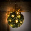 Garden Of Eden Szolár bukszus - felakasztható - 25 cm - 20 melegfehér LED (11359)