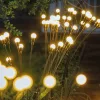 Garden Of Eden Leszúrható szolár lámpa - szentjánosbogár - 8 melegfehér LED - 70 cm (11273)