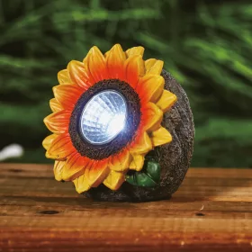   Garden Of Eden Szolár napraforgó - 2 fehér LED - 5 x 8 x 8,6 cm (11762C)