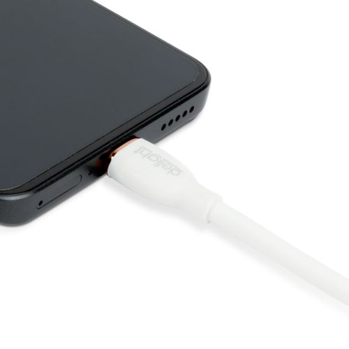 Delight Adatkábel - Type-C / USB-A - fehér - 1 m - 2.4A - 12 W (55553WH-1)