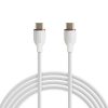 Delight Adatkábel - Type-C / Type-C - fehér - 1 m - 3 A - 60 W (55554WH-1)
