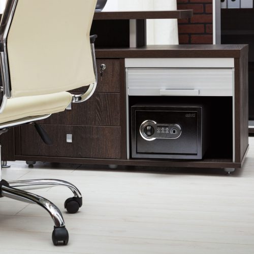 Delight Digitális széf ujjlenyomat olvasóval és gombsorral - 350 x 250 x 250 mm (55583)