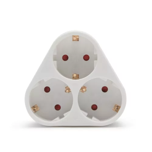 Delight 3-as fali elosztó - földelt 250 V • 16 A (05701)