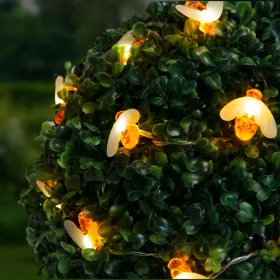   Family LED szolár fényfüzér - méhecske - 2,3 m - 20 LED - melegfehér (58220)