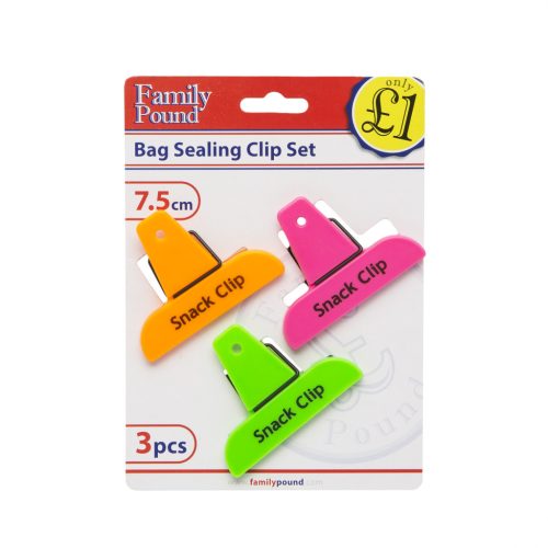 Family Zacskózáró csipesz szett 3 db (57255)