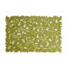 Őszi dekoráció - alátét - filc, zöld - 44,5 x 28,5 cm (59011B)