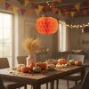 Őszi dekoráció - lampion tök - papír - 30 cm (59017)