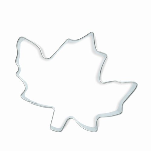 Sütikiszúró szett - levél és tök - fém - 8 cm - 2 db / szett (59037)