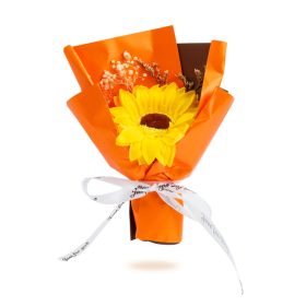   Műnövény dekoráció - napraforgó - 17 x 11 x 3 cm (11978A)