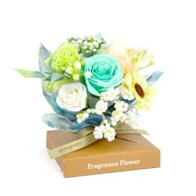 Műnövény dekoráció - rózsa - 11 x 11 x 14 cm (11975)