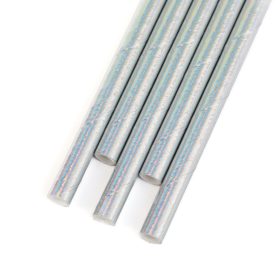   Family Papír szívószál - irizáló - 197 x 6 mm - 25 db / csomag (57607)