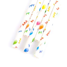   Family Papír szívószál - party - 197 x 6 mm - 25 db / csomag (57608)