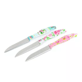   Family Konyhai kés készlet - 15 cm - virág mintás - 3 db / csomag (56316B)