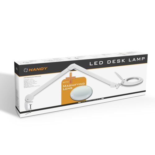 Handy LED lámpa - nagyító lencsével - 5" - 130 mm (10797L)