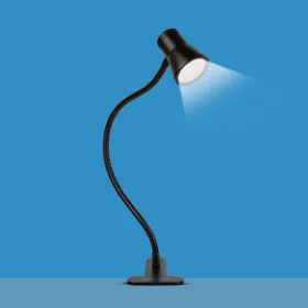   Phenom Flexibilis asztali lámpa - csipeszes - USB - állítható fényerő és színhőmérséklet - LED - fém (20258)