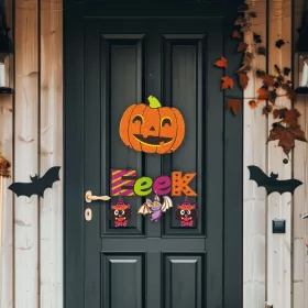   Halloween-i dekoráció - tök  - akasztható - 45 x 23 cm (56581)