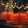 Halloween-i dekoráció - tök lampion - papír - 25/30 cm - 2 db / csomag (56583)