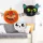 Halloween-i dekoráció - lampion szett - tök, macska, koponya - papír - 20 cm - 3 db / csomag (56584)