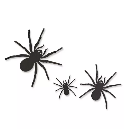 Halloween-i dekoráció - pók szett - öntapadós - fekete - 30 db / csomag (56587A)