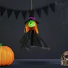 Halloween-i dekoráció - felakasztható - boszorkány - 48 x 44 cm (56594A)