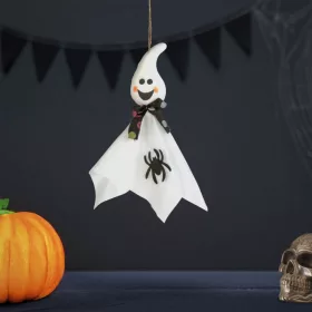   Halloween-i dekoráció - felakasztható - szellem - 48 x 44 cm (56594C)