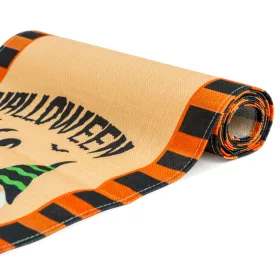   Halloween-i dekoráció - asztalterítő futó - halloween-i motívumokkal - 184 x 33 cm (56595B)