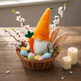 Textil dekoráció - manó - 25 cm (11573)