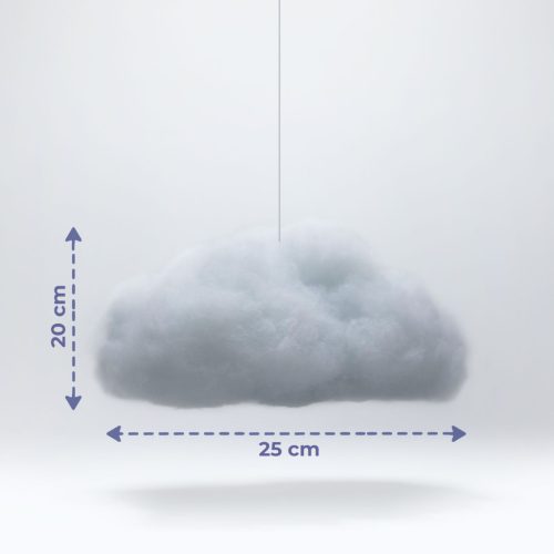 Phenom Varázs felhő lámpa - 16 RGB LED - 3 x AAA - 25 x 20 x 15 cm (20259)