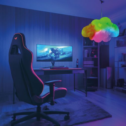 Phenom Varázs felhő lámpa - 16 RGB LED - 3 x AAA - 25 x 20 x 15 cm (20259)