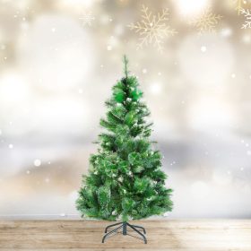   Műfenyő - 150 cm - ezüstfenyő dús ágakkal - PVC - havas (56482B)