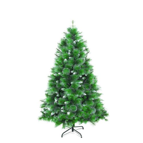 Műfenyő - 180 cm - ezüstfenyő dús ágakkal - PVC - havas (56482C)