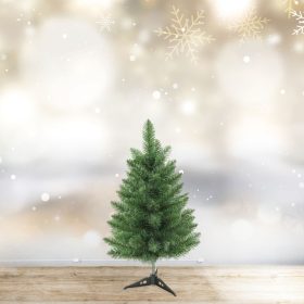 Műfenyő - 60 cm - Nordmann - PVC - sötétzöld (56486A)