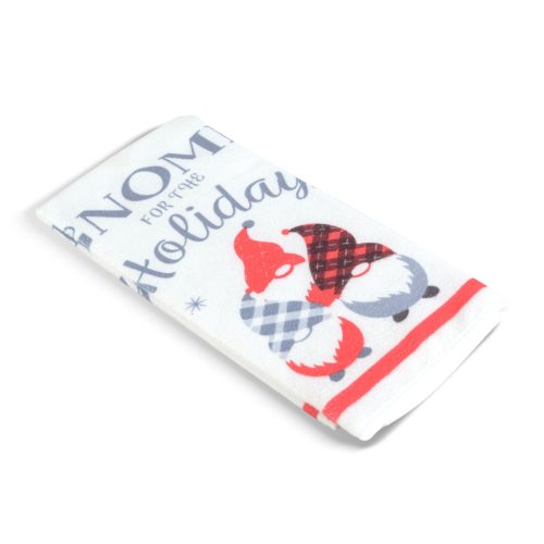 Karácsonyi kendő és edényfogó szett - manós (59709)