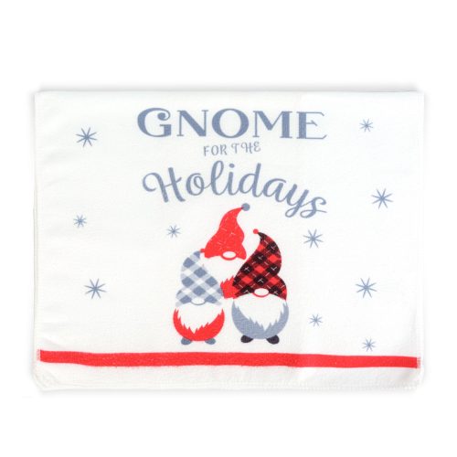 Karácsonyi kendő és edényfogó szett - manós (59709)