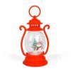 Karácsonyi dekoráció - lámpás - hóember - piros - 16,5 x 7 cm - 3 x LR44 (59719B)