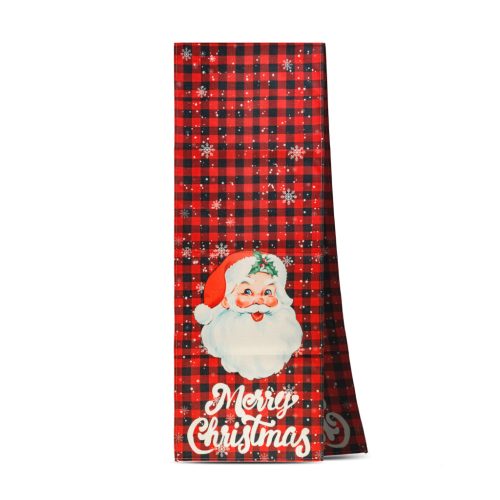 Karácsonyi dekoráció - asztalterítő futó - Mikulás - 183 x 33 cm (59732A)