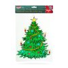 Karácsonyi ablakdekoráció - karácsonyfa - tapadókorongos - 30 x 29 cm (59736C)