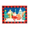 Karácsonyi tányéralátét - Mikulás - 46 x 32 cm (59749A)