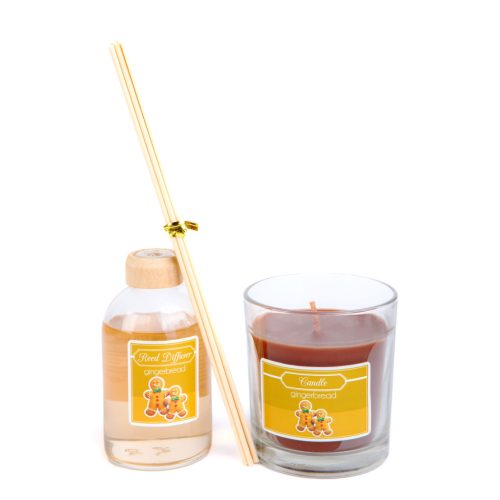 Vog Und Arths Illatgyertya és illatosító szett - mézeskalács - 120 g + 100 ml (58800B)