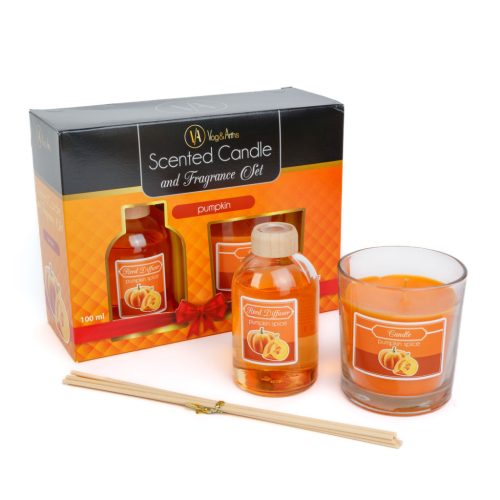 Vog Und Arths Illatgyertya és illatosító szett - sütőtök - 120 g + 100 ml (58800C)