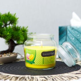   Vog Und Arths Illatgyertya - csupor fedővel - édes citrom  és  bazsarózsa - 310 g (58805D)