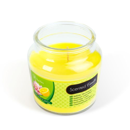 Vog Und Arths Illatgyertya - csupor fedővel - édes citrom  és  bazsarózsa - 310 g (58805D)