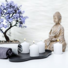   Vog Und Arths Gyertya szett - fehér, illatmentes - 4 x 45 g (58813D)