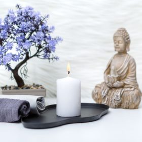 Vog Und Arths Gyertya - fehér, illatmentes - 130 g (58807D)