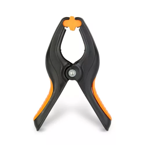Handy Szorító csipesz - 2" / 55 mm - 160 x 115 mm - műanyag - fekete / narancssárga (10284)