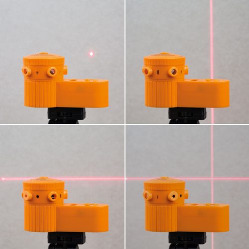 Handy Lézeres mini szintező tripoddal - 105 x 50 x 60 mm - 3 x AG13 (10289)