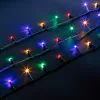 Fényfüzér - 30 m - színes - 600 LED - 220-240V - 6W - zöld kábel (59769)