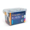 Fényfüzér - 15 m - 600 LED - 220-240V - 6W - átlátszó kábel (59770)