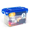 Fényfüzér - 50 m - színes - 1000 LED - 220-240V - 9W - zöld kábel (59771)